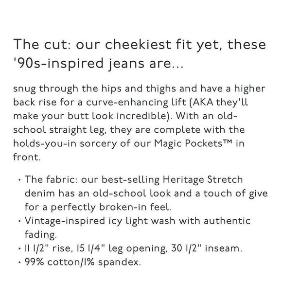 MADEWELL Jeans Women 26 The '90s Straight NEW Ward Wash High Rise NO649 - Picture 2 of 16